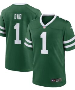 New York Jets  1 Dad Game Jersey  Legacy Green