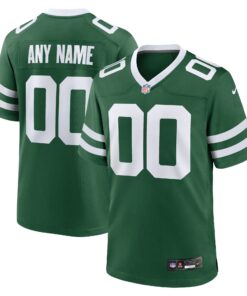 New York Jets  Custom Game Jersey  Legacy Green