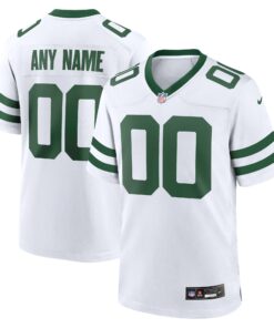 New York Jets  Custom Game Jersey  Legacy White