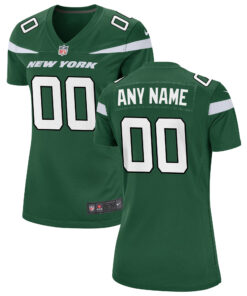 New York Jets  Women_s Custom Game Jersey  Gotham Green