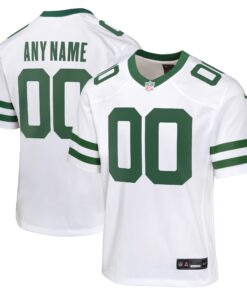 New York Jets  Youth Custom Game Jersey  Legacy White
