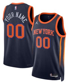 New York Knicks Jordan Brand Unisex 202223 Swingman Custom Jersey - Statement Edition - Navy