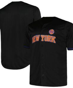 New York Knicks Profile Big &amp Tall Pop Jersey - Black