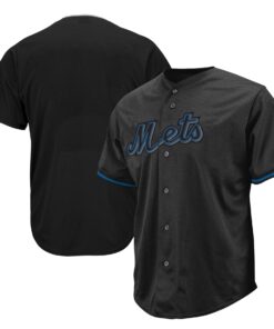 New York Mets Big amp Tall Pop Fashion Jersey  Black