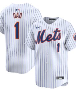 New York Mets1 Dad Home Limited Jersey  White