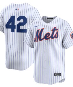  New York Mets2024 Jackie Robinson Day Home Limited Jerseynbspâ€“ White