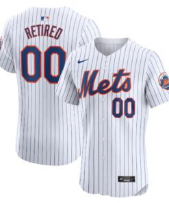 New York MetsHome Elite PickAPlayer Retired Roster Jersey  White