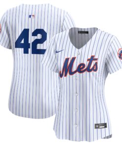  New York MetsWomen_s 2024 Jackie Robinson Day Home Limited Jerseynbspâ€“ White