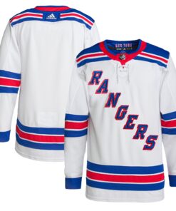 New York Rangers Away Primegreen Authentic Jersey  White
