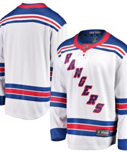 New York Rangers Fanatics Youth Away Breakaway Jersey  White