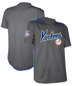 New York Yankees Stitches Youth Team VNeck Jersey  Charcoal