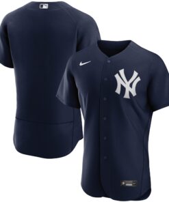 New York YankeesAlternate Authentic Team Jersey  Navy