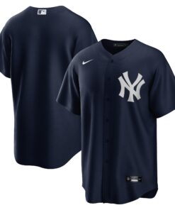  New York YankeesBig amp Tall Alternate Replica Team Jersey  Navy