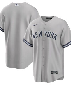  New York YankeesBig amp Tall Road Replica Team Jersey  Gray