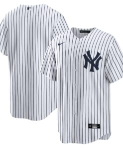 New York YankeesHome Blank Replica Jersey  White