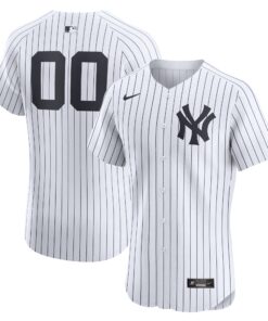New York YankeesHome Elite Custom Number Jersey  White