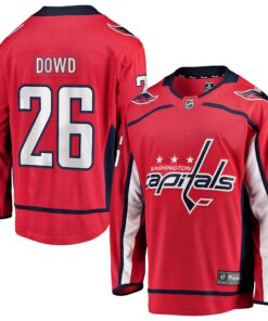 Nic Dowd Washington Capitals Fanatics Home Breakaway Player Jersey  Red