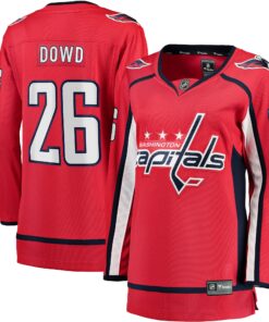Nic Dowd Washington Capitals Fanatics Women_s Home Breakaway Player Jersey  Red