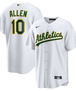 Nick Allen Oakland AthleticsHome Replica Jersey  White