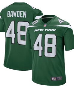 Nick Bawden New York Jets  Game Player Jersey  Gotham Green 1