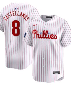 Nick Castellanos Philadelphia Phillies2024 MLB World Tour London Series Home Limited Player Jersey  White