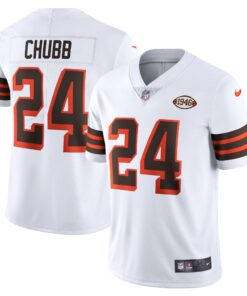 Nick Chubb Cleveland Browns  1946 Collection Alternate Vapor Limited Jersey  White