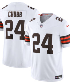 Nick Chubb Cleveland Browns  Vapor F.U.S.E. Limited Jersey  White