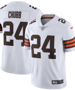 Nick Chubb Cleveland Browns  Vapor Limited Jersey  White