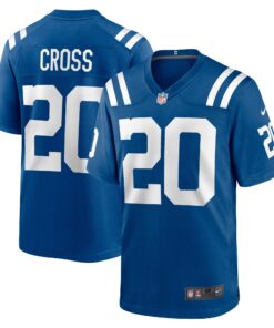 Nick Cross Indianapolis Colts  Player Game Jersey  Royal