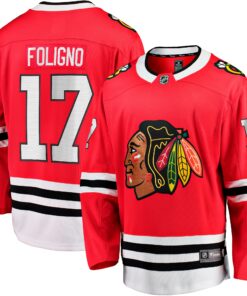 Nick Foligno Chicago Blackhawks Fanatics Home Breakaway Jersey  Red