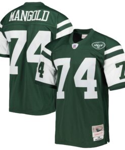 Nick Mangold New York Jets Mitchell amp Ness Legacy Replica Jersey  Green