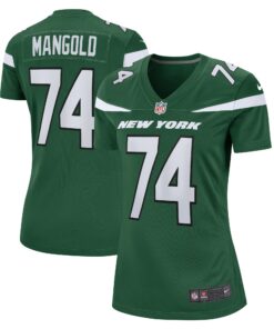 Nick Mangold New York Jets  Women_s Retired Player Jersey  Gotham Green