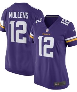 Nick Mullens Minnesota Vikings  Women_s Game Player Jersey  Purple