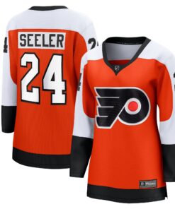 Nick Seeler Philadelphia Flyers Fanatics Women_s Home Breakaway Player Jersey  Orange 1