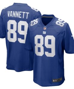 Nick Vannett New York Giants  Home Game Player Jersey  Royal