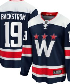 Nicklas Backstrom Washington Capitals Fanatics Alternate Premier Breakaway Player Jersey  Navy