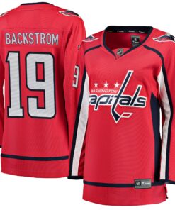 Nicklas Backstrom Washington Capitals Fanatics Women_s Home Breakaway Player Jersey  Red