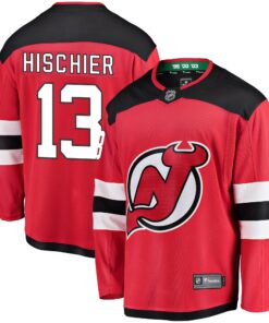 Nico Hischier New Jersey Devils Fanatics Youth Home Breakaway Player Jersey  Red