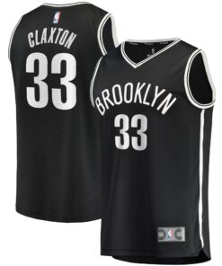 Nicolas Claxton Brooklyn Nets Fanatics Fast Break Replica Jersey - Icon Edition - Black