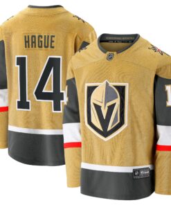 Nicolas Hague Vegas Golden Knights Fanatics Home Premier Breakaway Player Jersey  Gold