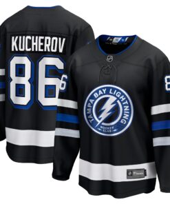 Nikita Kucherov Tampa Bay Lightning Fanatics Alternate Premier Breakaway Player Jersey  Black