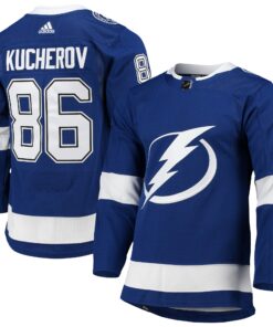 Nikita Kucherov Tampa Bay Lightning Home Primegreen Authentic Player Jersey  Blue