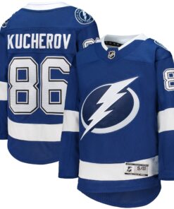 Nikita Kucherov Tampa Bay Lightning Youth Home Premier Player Jersey  Blue