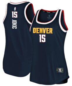 Nikola Jokic Denver Nuggets Fanatics Women's 201920 Fast Break Team Tank Jersey - Icon Edition - Navy