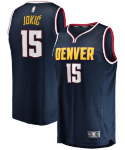 Nikola Jokic Denver Nuggets Fanatics Youth Fast Break Replica Jersey Blue - Icon Edition