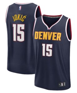 Nikola Jokic Denver Nuggets Fanatics Youth Fast Break Replica Player Jersey - Icon Edition - Navy