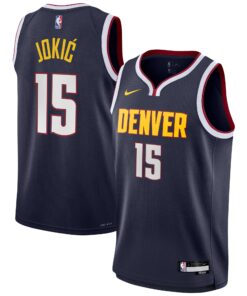 Nikola Jokic Denver Nuggets Youth Swingman Jersey - Icon Edition - Navy