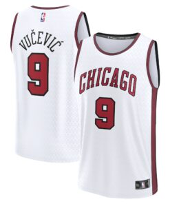 Nikola Vucevic Chicago Bulls Fanatics Fastbreak Jersey - City Edition - White