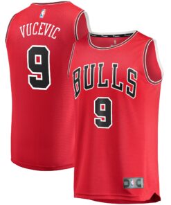 Nikola Vucevic Chicago Bulls Fanatics Youth Fast Break Replica Jersey - Icon Edition - Red