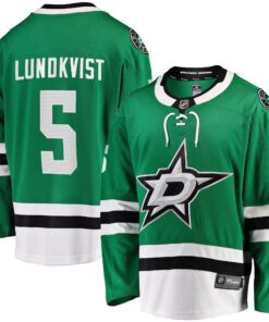 Nils Lundkvist Dallas Stars Fanatics Home Premier Breakaway Player Jersey  Kelly Green